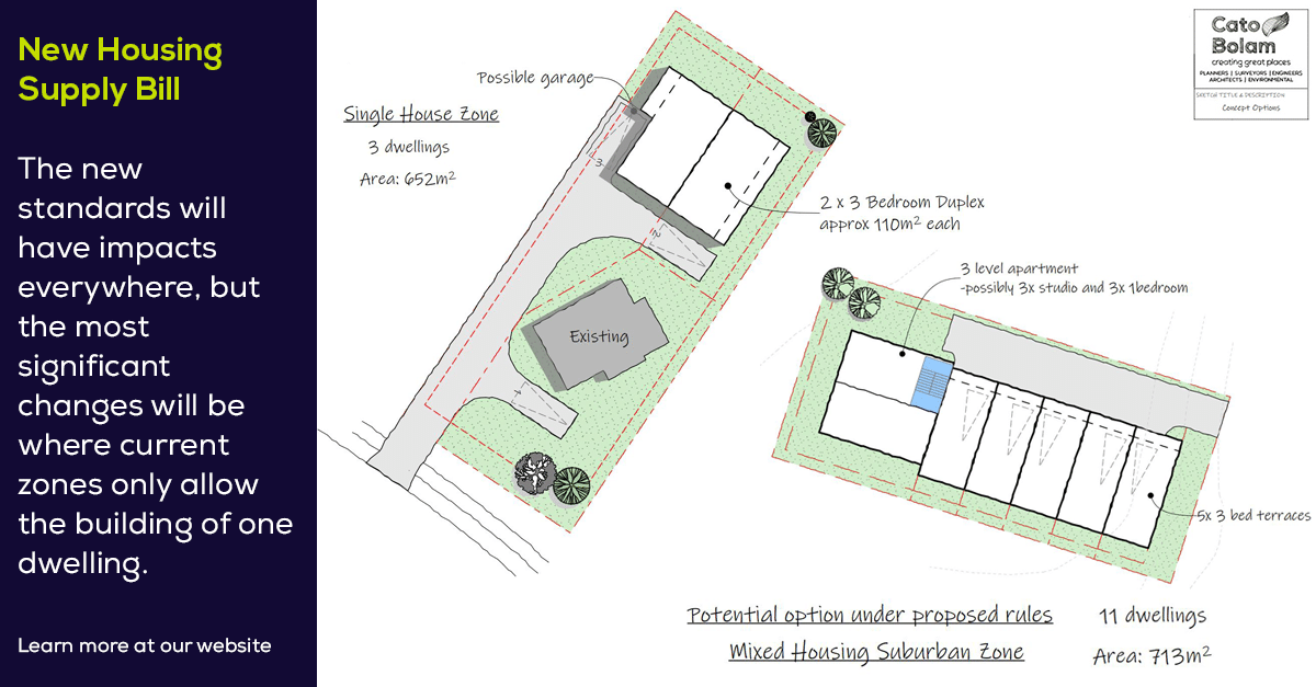 New Housing Supply Bill “Single House” zone no longer, three