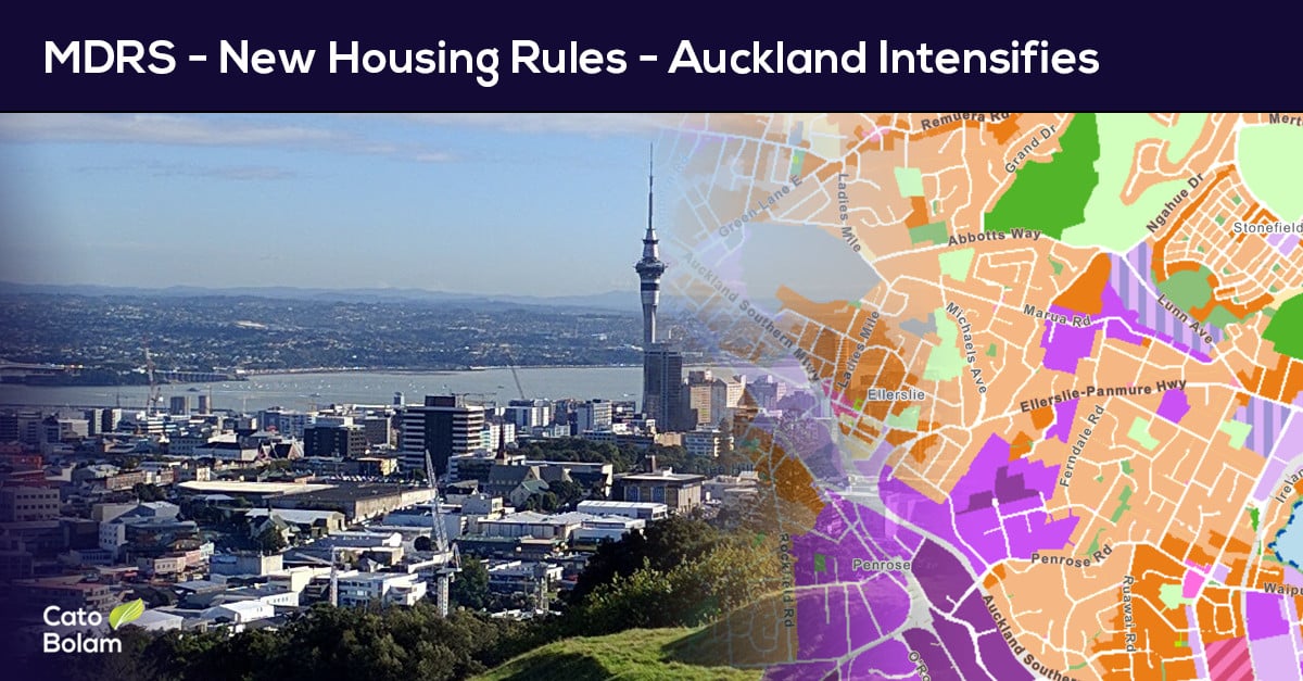 MDRS New Housing Rules Auckland Intensifies
