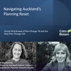 Webinar presenters Kaaren Joubert   Chanelle Brodie catobolam.co .nz  235x235 - Webinar: Navigating Auckland’s Planning Reset