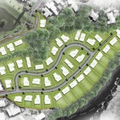 Hawaiian Parade, Arkles Bay, site map showing subdivision design.